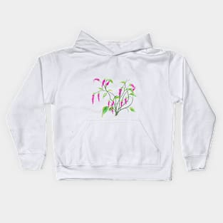 AUTUMN BUSH WITH PINK BERRIES Kids Hoodie